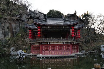 Naklejka premium chinese stage in china