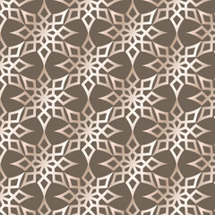 vector seamless pattern with flowers