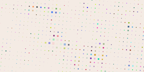 Twisted checkered colorful background. Abstract vector pattern. Retro wavy psychedelic checkerboard