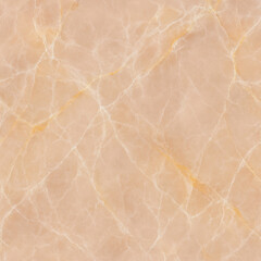 Fototapeta premium Beige marble texture background, natural cream stone pattern with white and golden veins for luxury interior design, flooring tile, or architecture