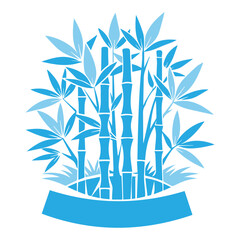 Blue Bamboo Garden Icon