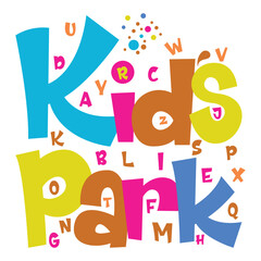Kids Park, Handwritten Childish Font