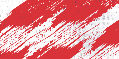 Abstract Pixelated Red And Blue Pattern With Diagonal Flows And Textured Gradients, Creating A Dynamic Visual Composition