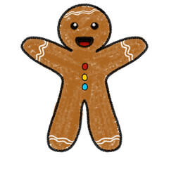 christmas gingerbread man