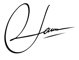 Overall Style and Form: The image features a highly stylized logo or signature, drawn with thick, flowing, connected lines, resembling calligraphy or artistic cursive.