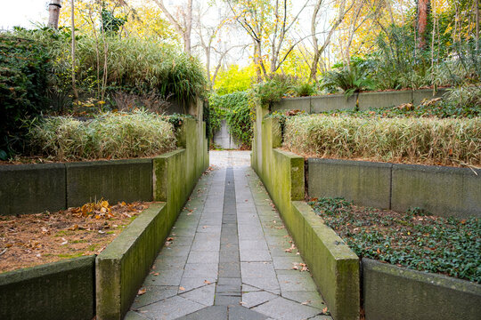 Paris riverside architecture frames an empty urban street while city mobility, modern pavement textures and exterior road elements shape the calm visual character