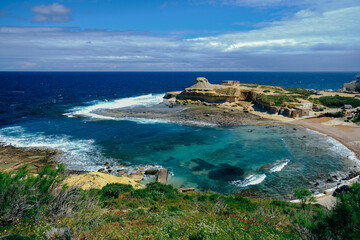 view of the coast of the sea
