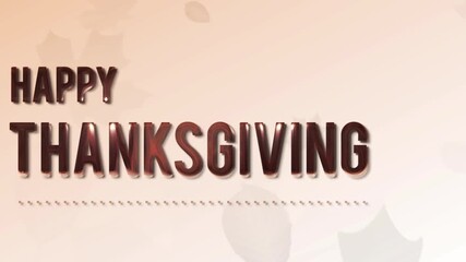 A festive Thanksgiving background featuring golden fall foliage and soft light atmosphere for holiday greetings.