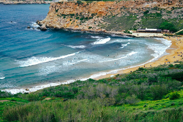 view from the beach Malta