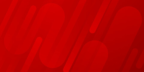 Abstract red diagonal geometric shape background with shiny lines. Modern rounded lines design elements. Vector illustration
