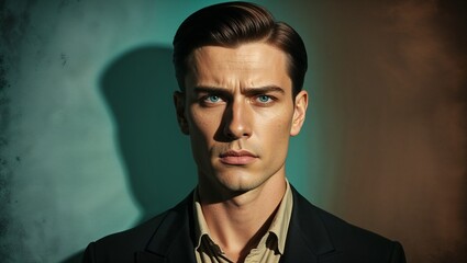 Obraz premium portrait of a handsome young man
