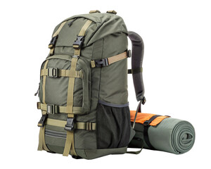 backpack isolated on white background