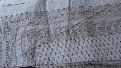 Authentic Mud Resist Hand Block Printing (Dabu) in Bagru, Rajasthan