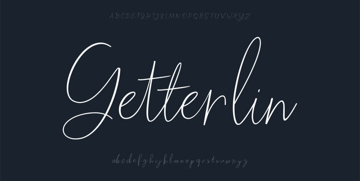 A smooth and elegant monoline script font with a soft, natural handwritten charm.