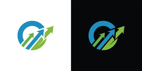 arrow logo icon template
