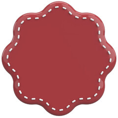 Price tag. Sale tag. Discount label. 3D illustration.