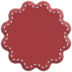 Price tag. Sale tag. Discount label. 3D illustration.