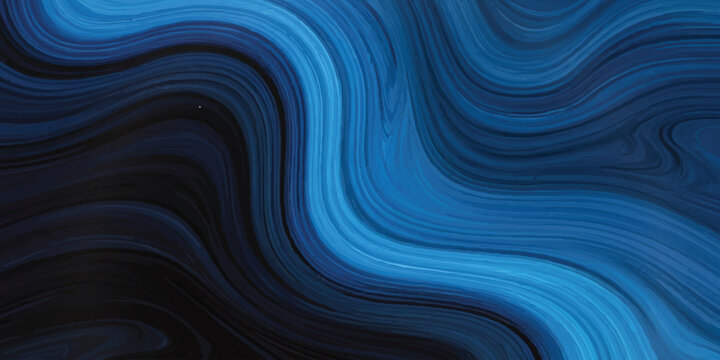 abstract background with blue waves - Powered by Adobe