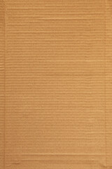 Brown corrugated paper box texture with horizontal creases