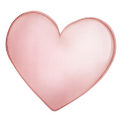 Soft pastel woodland heart illustration representing gentle love in a romantic forest atmosphere