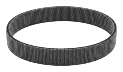 Dynamic fabric ring displaying modern textiles isolated on transparent background
