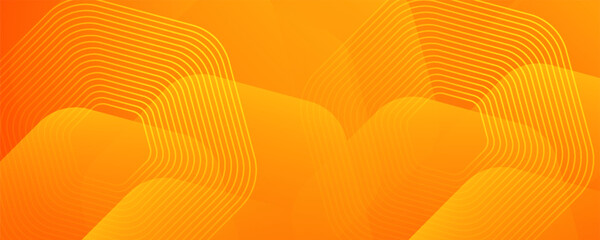 Orange abstract background with hexagon shapes. Geometric design element. Modern concept. Suitable for brochures, banners, corporate, covers, and posters. eps10