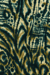 Modern and Original dip dye, tie dye, batik and shibori pattern on white canvas in high resolution
