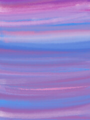 Abstract pink blue blurred watercolor background, watercolor drawing