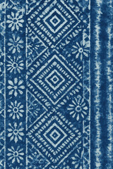 Modern and Original dip dye, tie dye, batik and shibori pattern on white canvas in high resolution
