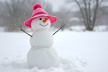 Obraz premium Snowman Selfies