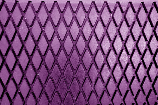Metal dimond plate pattern. Violet color