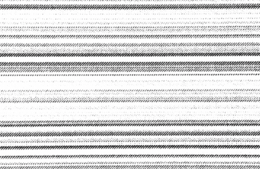 Macro halftone of thin horizontal line stripes with subtle fading bands, black ink pattern on a transparent background