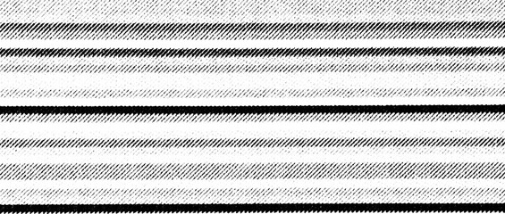 Macro of alternating bold and soft horizontal halftone stripes, black on transparent PNG, creating a graphic banded pattern in monochrome.