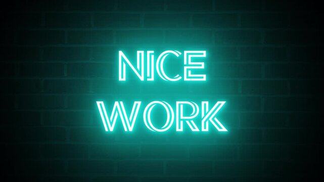 neon video animation nice work. High-quality 4K Video