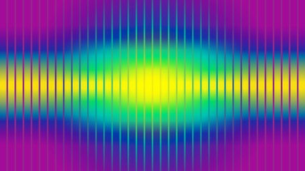 Vibrant abstract gradient with neon stripes and glowing radial center.