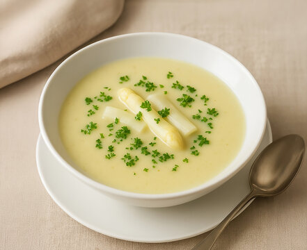 Spargelsuppe