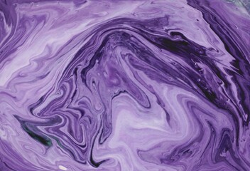 Lilac abstract background. The acrylic paint flows and creates a unique pattern. The texture of natural stone. The amethyst.
