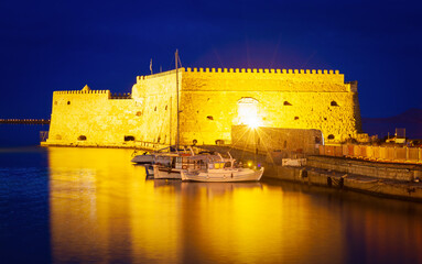 Koules Fortress in Heraklion city, Crete island, Greece