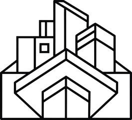 Modern brutalist layout with swiss typography rhythm