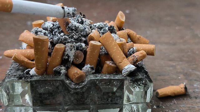 Heavy Smoker Cigarette Unhealthy Habit