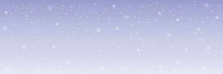 Winter Snowfall Blue Background Christmas New Year Wallpaper Design.
