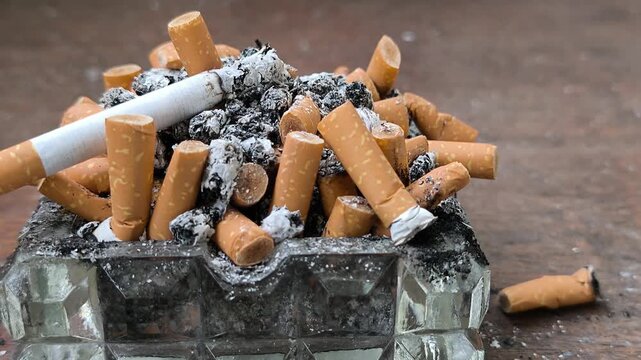 Heavy Smoker Cigarette Unhealthy Habit