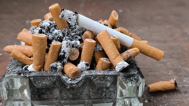 Heavy Smoker Cigarette Unhealthy Habit