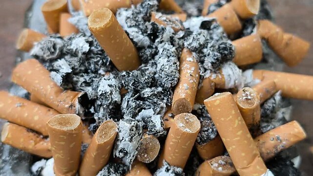 Heavy Smoker Cigarette Unhealthy Habit