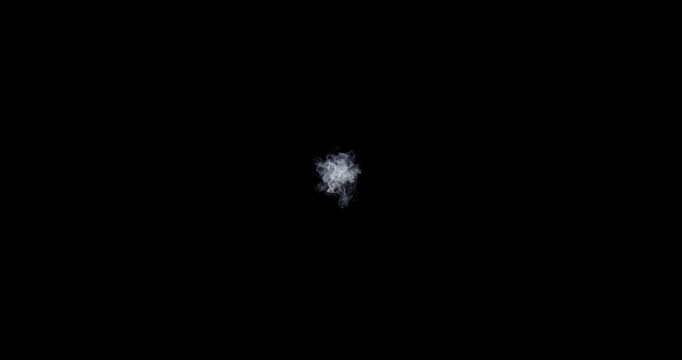 heavy muzzle flash effect on black background