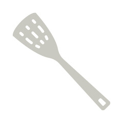 Slotted spoon icon vector design template