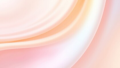 Gentle Pastel Fabric Waves with Soft Gradient Hues of Peach and Rose