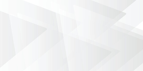 Abstract white and gray triangle arrow vector background. texture white pattern  for banner, wallpaper, cover Vector illustration .