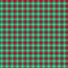 Geometric checkered pattern. Seamless Christmas background.