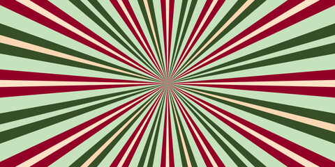 Christmas background with rays. Vector illustration.